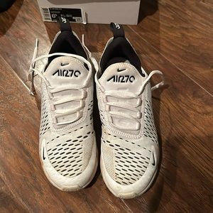 Nike air max 270 white and black